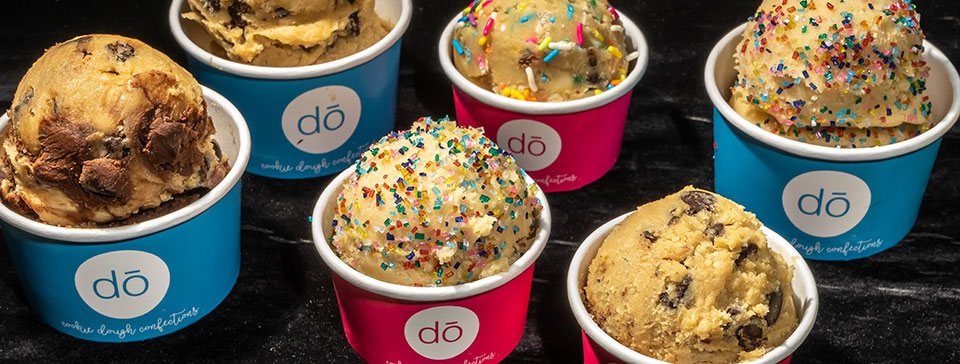 Cookie dough in cups by Cookie DO