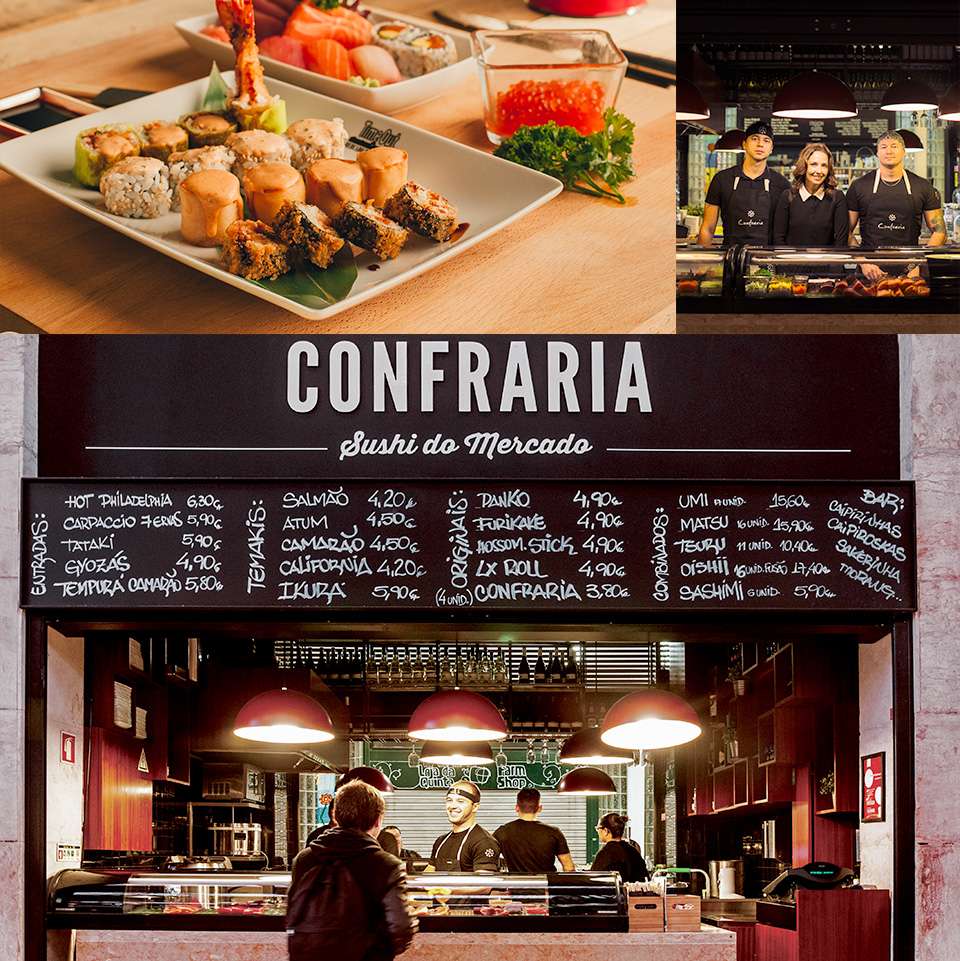 Confraria, Sushi, peixe fresco nossa costa, receitas fusão sushi tradicional